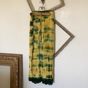 Gauze boho pants tye dye